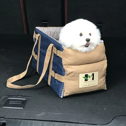 “Cozy Pup Car Booster Seat – Keep Your Dog Safe & Comfy on Every Ride”