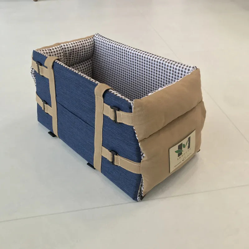 “Cozy Pup Car Booster Seat – Keep Your Dog Safe & Comfy on Every Ride”