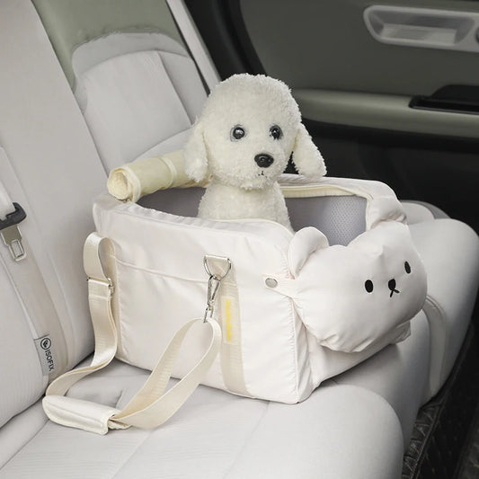 Portable car pet bag, multi-functional shoulder bag, dog bag, cat bag, convenient and practical